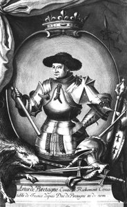 Arthur III (1393-1458) de Bretagne, gravé par F.J. Chaperon - Nicolas I, the Elder Pitau